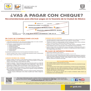 10 Cartel PAGAR CHEQUE 2014 - Secretaría de Finanzas del