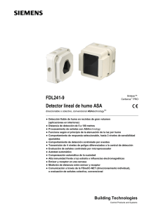 FDL241-9 Detector lineal de humo ASA - Data sheet