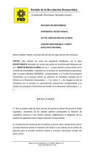 INC/DF/156/2015 - Comisión Nacional Jurisdiccional