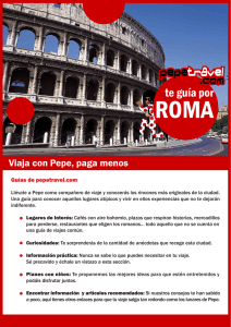 Guía Pepetravel Roma