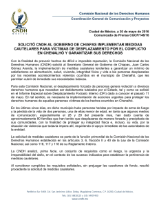 Comunicado de Prensa CGCP/146/16