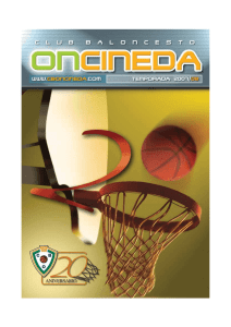 20 AÑOS - Club Baloncesto Oncineda