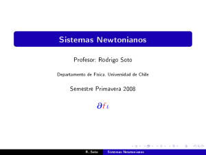 Sistemas Newtonianos - U