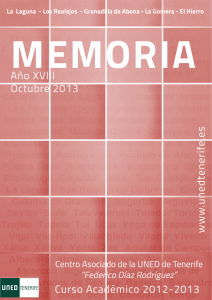 Memoria Anual 2012 - 2013