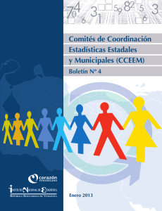 Boletín N° 4, Comités de Coordinación Estadísticas Estadales