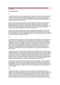 Teoría política: El ocaso del tiempo nacional como forma del capital