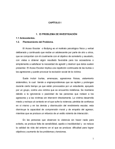 CAPÍTULO I 1. El PROBLEMA DE INVESTIGACIÓN 1.1