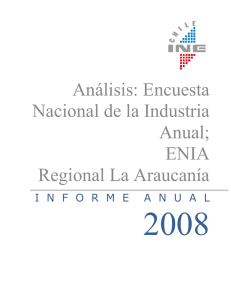 Análisis: Encuesta Nacional de la Industria Anual
