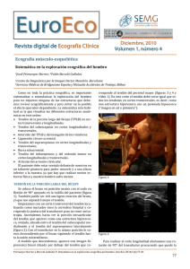 Ecografía musculoesquelética - Revista digital de Ecografía Clínica