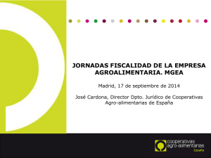 Diapositiva 1 - Cooperativas Agro