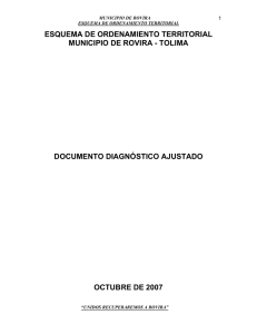esquema de ordenamiento territorial municipio de rovira