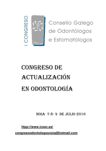 Congreso de actualización en Odontología