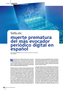 muerte prematura del más evocador periódico digital en español