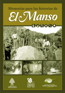 ¿Cómo se conformó la comunidad de El Manso?