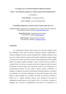 La fiscalidad comparada en América Latina y España, siglos XIX y XX