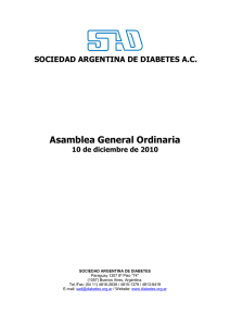 Ver - Sociedad Argentina de Diabetes