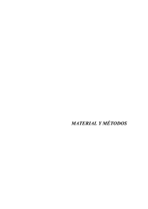 material y métodos