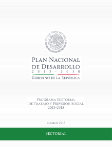 Logros 2015 del Programa Sectorial de Trabajo y Previsión Social.
