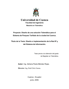 Tabla 6.2 - Universidad de Cuenca