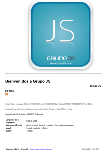 Bienvenidos a Grupo JS