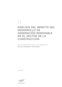 análisis del impacto del desarrollo de generación renovable en el