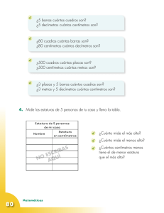 ¿5 barras cuántos cuadros son? ¿5 decímetros cuántos centímetros