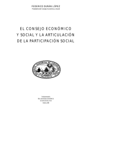 El Consejo Económico y Social y la Articulación de la Participación