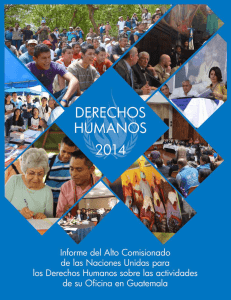 Informe Anual 2014 - Alto Comisionado de las Naciones Unidas