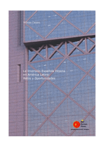 Spanish Direct Investment in Latin America: Challenges and