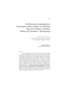 Fortificaciones abaluartadas de Extremadura: planos inéditos de