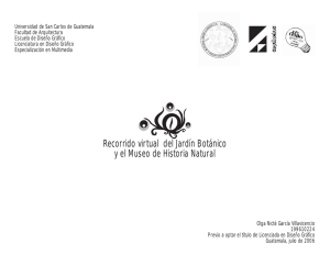 Recorrido virtual del Jard&iacute;n Bot&aacute;nico y el Museo