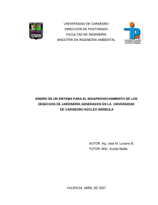 universidad de carabobo dirección de postgrado facultad de