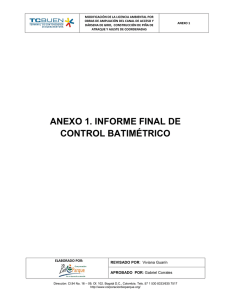 ANEXO 1. INFORME FINAL DE CONTROL BATIMÉTRICO
