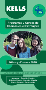 Extranjero Niños y Jóvenes – 2016
