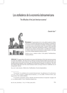 Los atolladeros de la economía latinoamericana