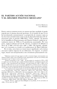 el partido acción nacional yel régimen político mexicano