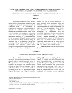 CONTROL DE Commelina erecta L. CON HERBICIDAS