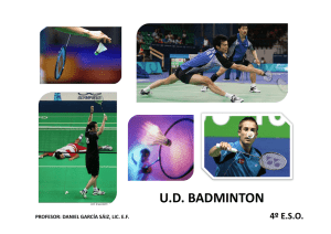 Power Point Badminton - IES Francés de Aranda