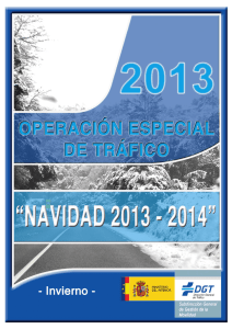 Operación Especial de Tráfico “NAVIDAD 2013 - 2014”