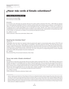 ¿Hacer más verde al Estado colombiano?