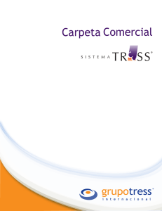 Carpeta Comercial - Grupo Tress Internacional