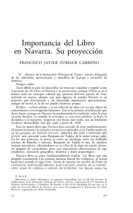 Importación del Libro en Navarra. Su proyección