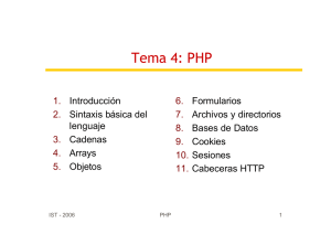 Tema 4: PHP