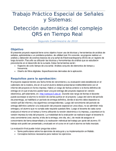 Detección automática del complejo QRS en Tiempo Real