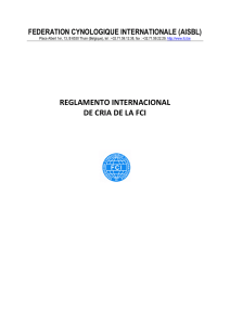 Reglamento de Cría - Fédération Cynologique Internationale