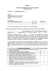 xxxxx - Repositorio Institucional - Pontificia Universidad Javeriana