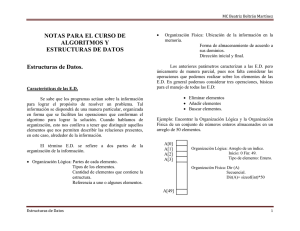 Notas de Tipos de Datos Abstractos