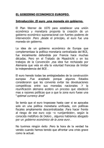 “optimal currency área” por un gobierno económico de la zona euro .