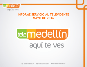 Informe Servicio al Televidente mayo 2016