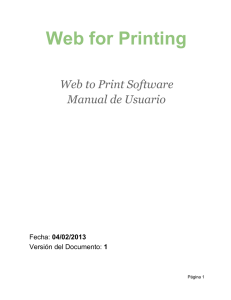 Web for Printing